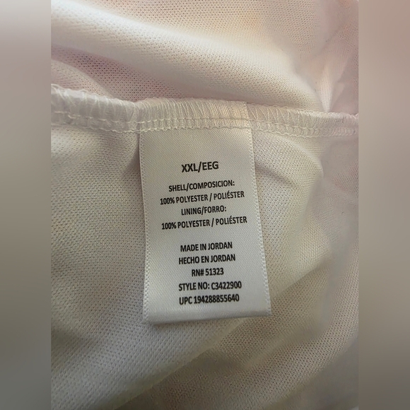 NWT Vince Camuto White Floral Ruffle Sheer Long-sleeve Lined Spring Dress XXL - Picture 10 of 11